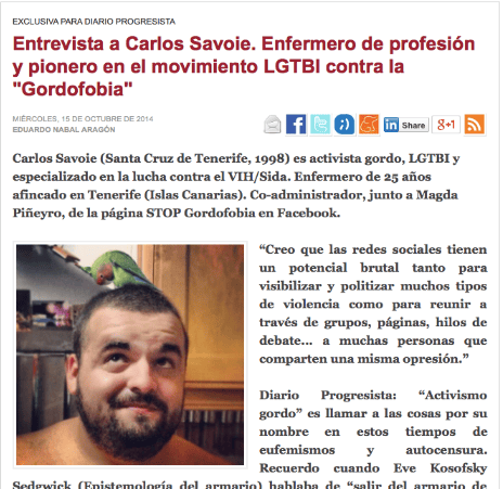 STOP Gordofobia! Oh yeah!