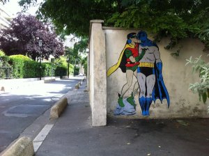 Batman-and-Robin-kissing.-By-memeIRL-in-France-1