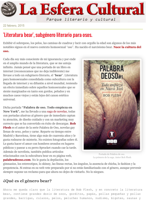 Los osos y la imposibilidad de expresar el deseo