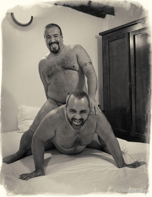 Viktor y Marko fotografiados por Gianorso en Roma